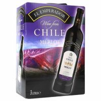 El Emperador Merlot Red Wine 13% "Bag in Box" 3L