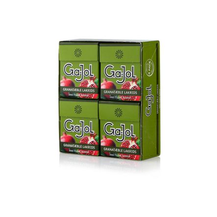 Ga-jol Granatæble Lakrids 8er, 184 g